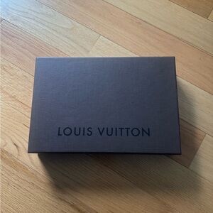 Louis Vuitton brown 11”x7.5”x2” scarf accessory box